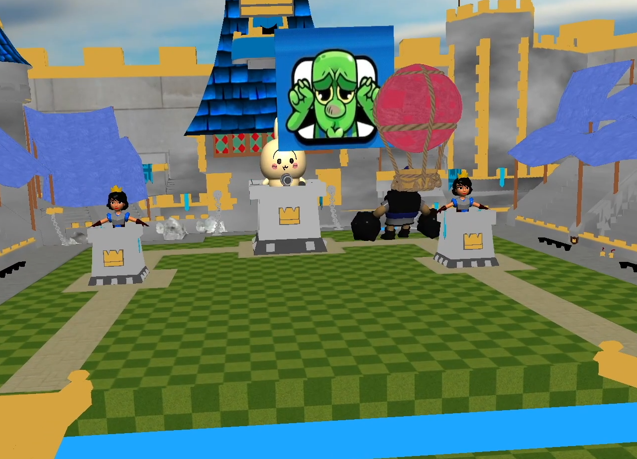 Clash Royale × Chiikawa — Real-Time CG Scene